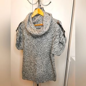Streetwear Society Gray Cowl Neck Sweater